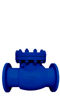 Клапан обратный поворотный фланцевый 19лс76нж ДУ-200