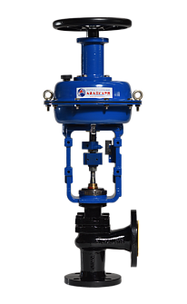 Клапан регулирующий угловой односедельный 26ч42нж НЗ ДУ-300