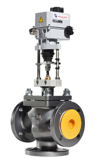 Клапан стальной регулирующий смесительный трехходовой 27нж947нж DN125