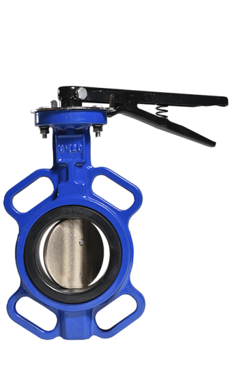 Затвор чугунный межфланцевый с симметричным диском ЗПД-САЗ-1 DN600 PN1,6 с ручным управлением