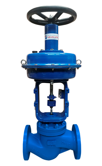 Клапан односедельный фланцевый КРр 25нж47п/25нж47нж НО DN300